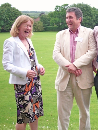 Helen Kennedy and Julian Walden in 2012