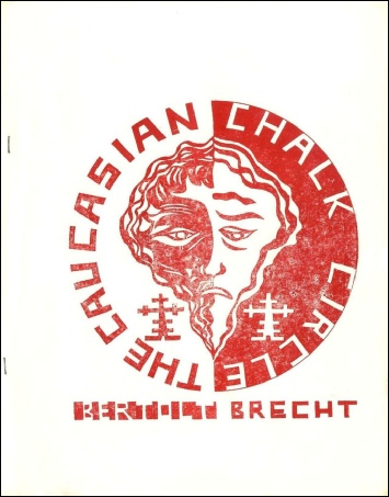 Programme cover for "The caucasian Chalk Circle", Farnham College, 1976