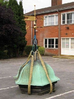 Cupola from the bell tower in the car park of Farnham College