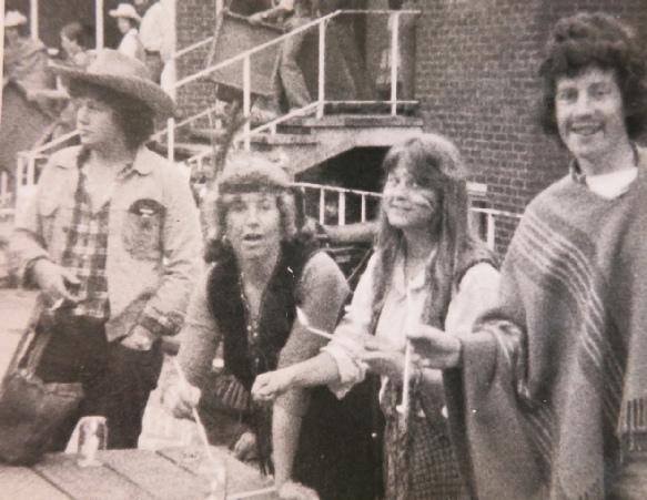 After the Farnham 400 Fete - Mike Ball, Sally Ann Dunkley, Georgie Heathcote and David Bowsher