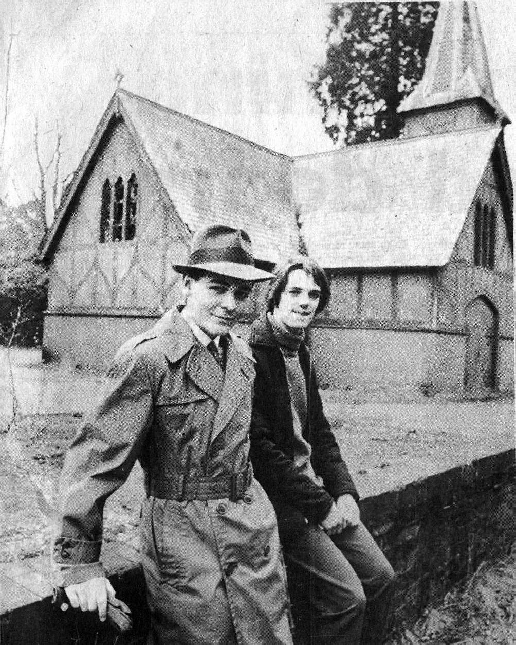 John Clarke at Brookwood Cemetery in 1979