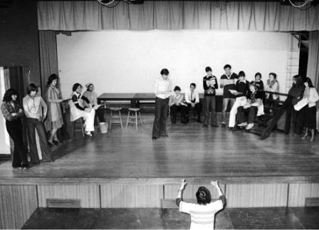 Rehearsals for My Fair Lady Fanrham College 1977